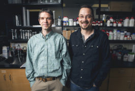 Doctor Jason Lerch and Doctor Jacob Ellegood are photographed in their Toronto lab on October 14, 2016. JENNIFER ROBERTS
