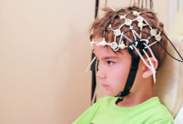 child with brain scan test
